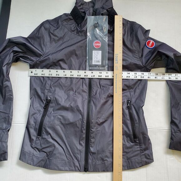 Colmar Slim Fit Jacket With Gathered Collar Code 1917 1VQ ES21 99 Black Sz 4 NWT - Picture 11 of 11